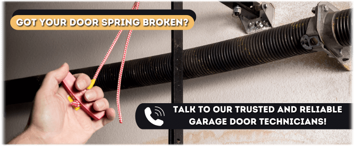 Broken Garage Door Spring Knoxville TN